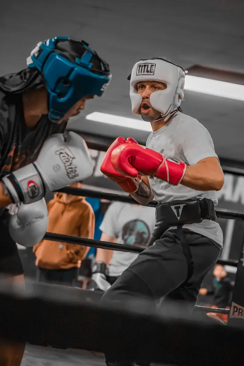 Adult boxing training at Lions Den