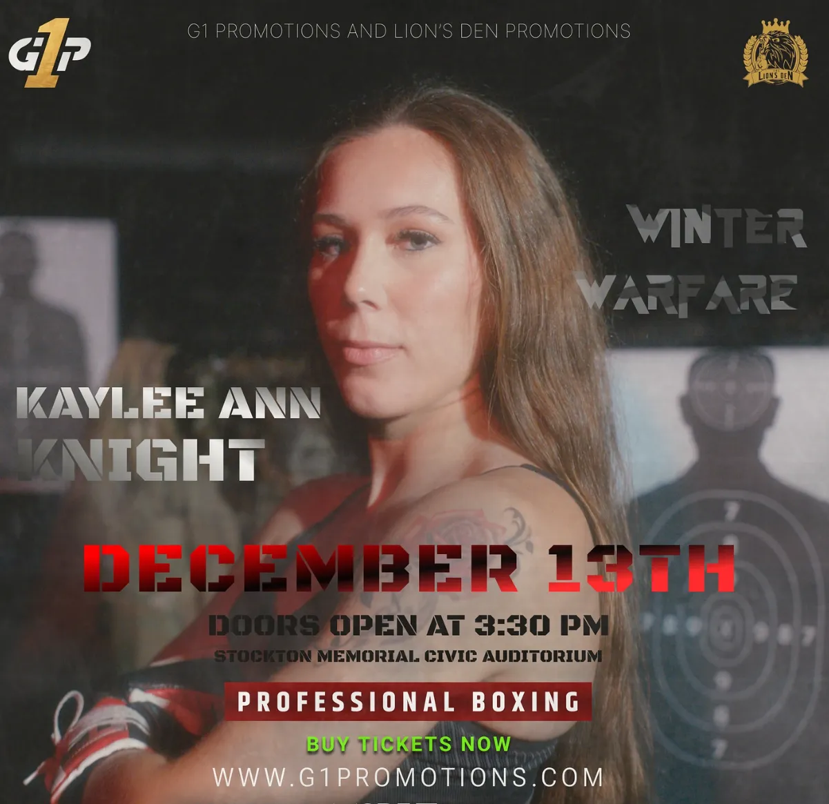 Lions Den fighter portrait