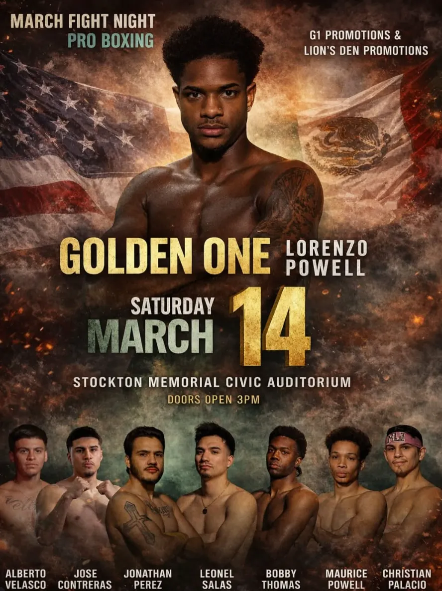 Lions Den fight poster artwork