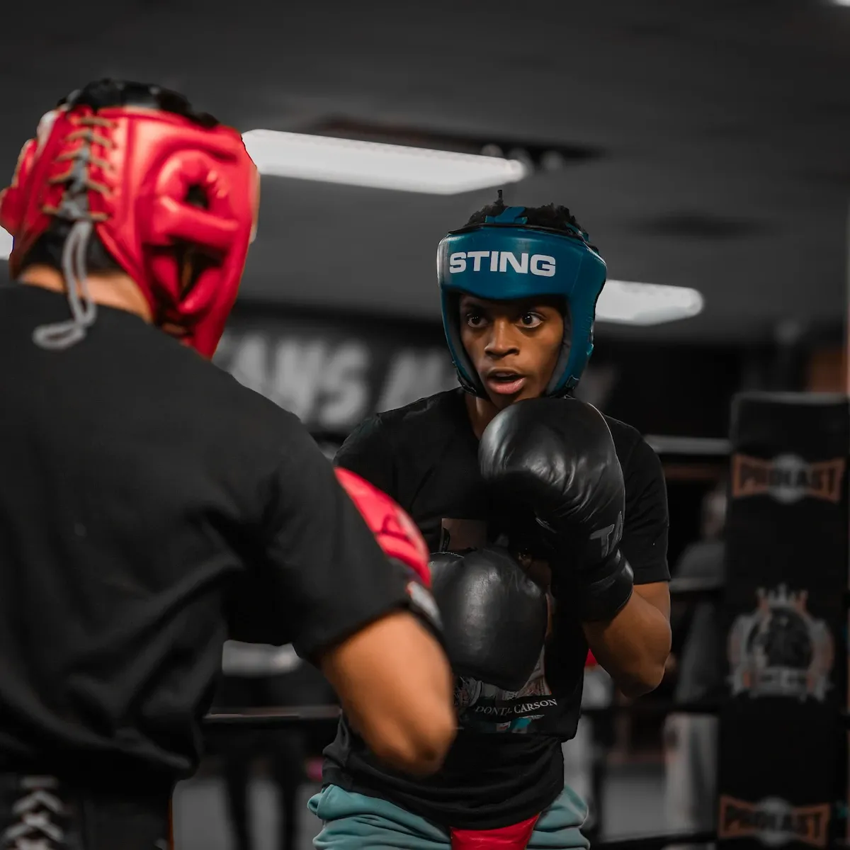 Teen boxing training image